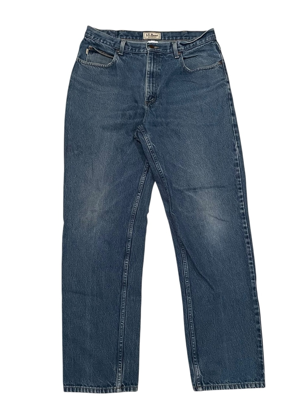 L L Bean Relaxed Fit Mens Jeans 35x34